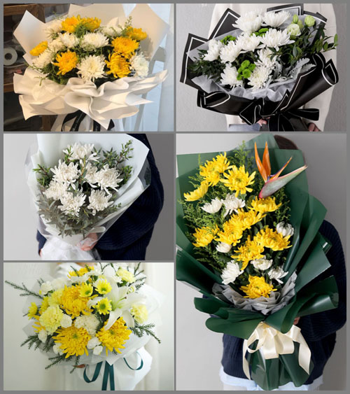 山西晋城高平市石末乡北张寨村白事花束代送